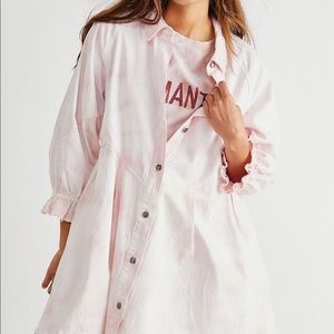 Free People Hannah Denim Mini Dress